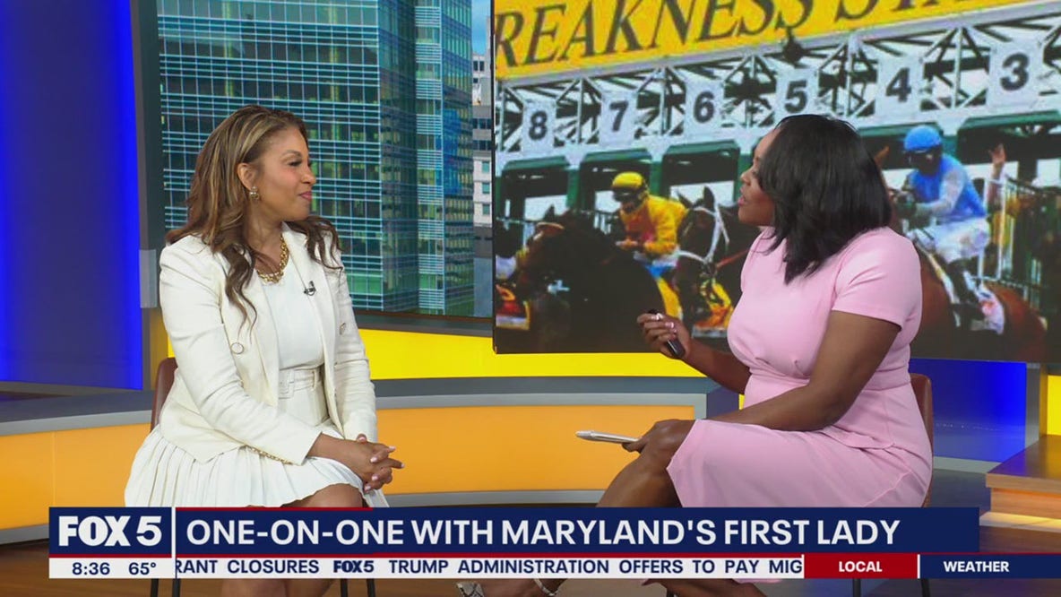 Maryland's first lady Dawn Moore talks Preakness Stakes and more!